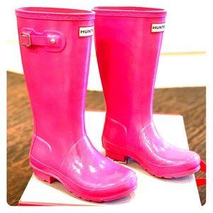 Girls Hunter Boots Size 2